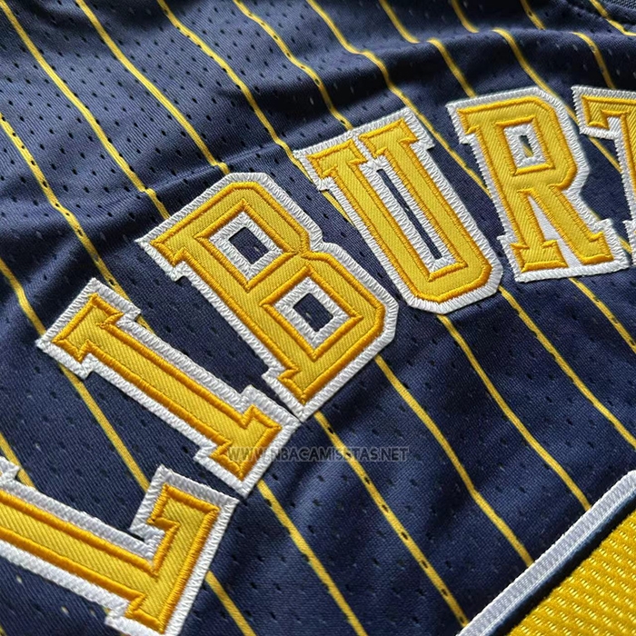 Camiseta Indiana Pacers Tyrese Haliburton NO 0 Mitchell & Ness 2020-21 Azul